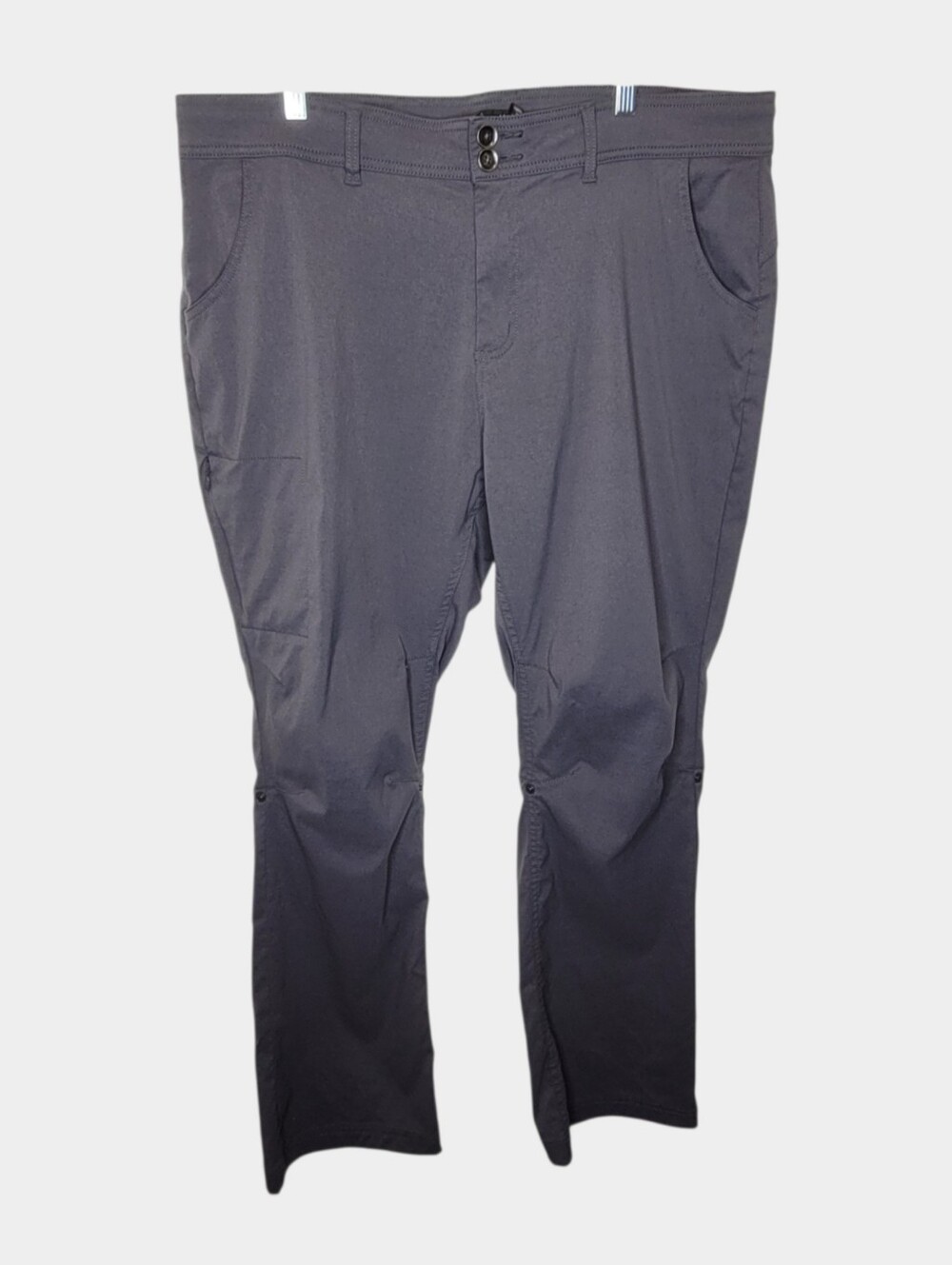 Prana Halle Hiking Convertible Pants 18W Gray